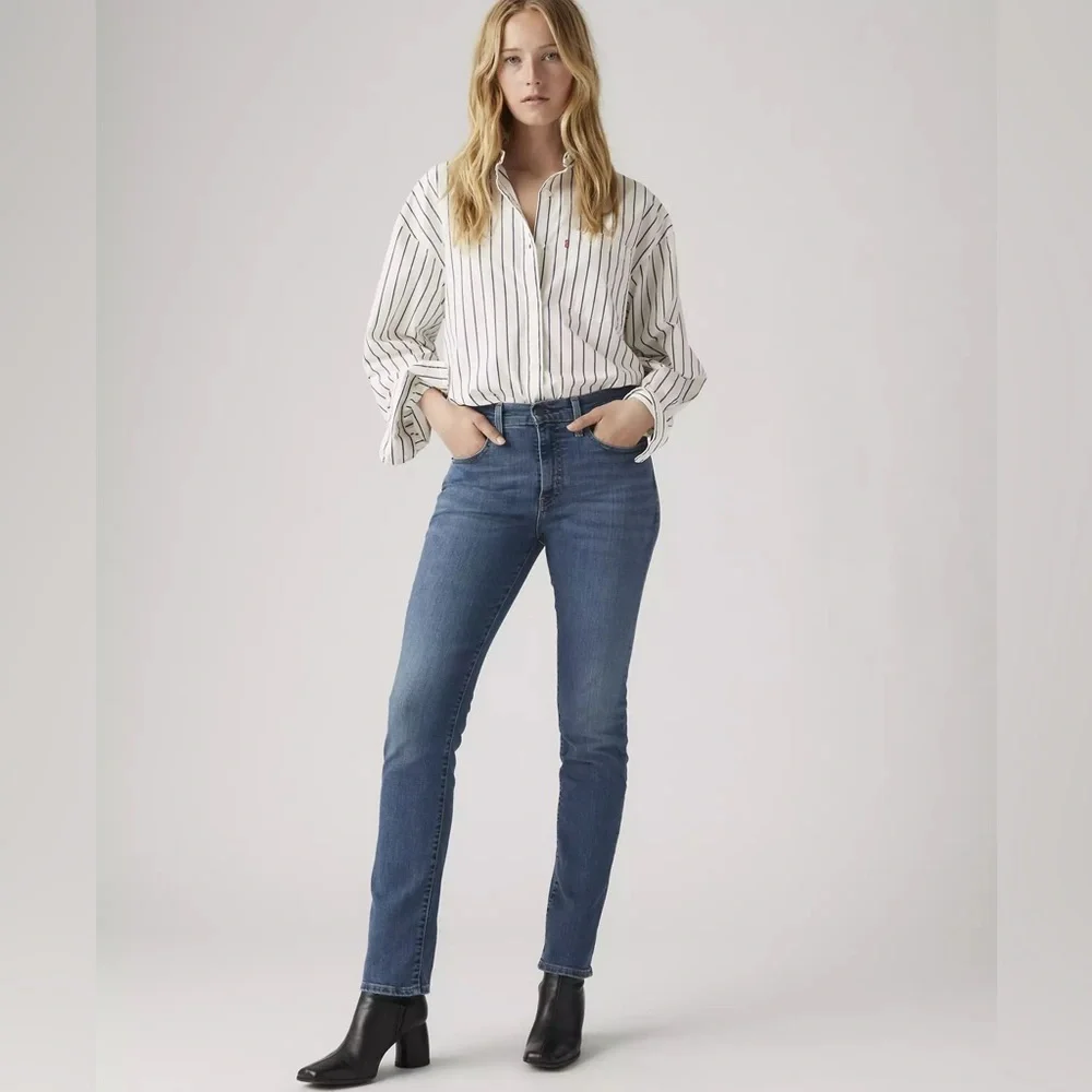 LEVI’S 724 HIGH RISE STRAIGHT WOMEN'S JEANS SIZE 29 - Picture 1 of 15